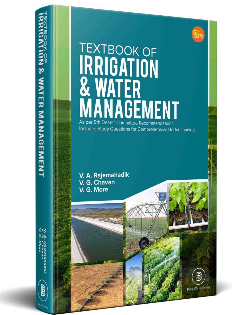 Textbook of Irrigation and Water Management As per 5th Deans
